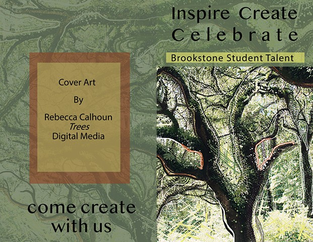 Celebrate Brookstone Student ArtBi-fold BrochureOutside