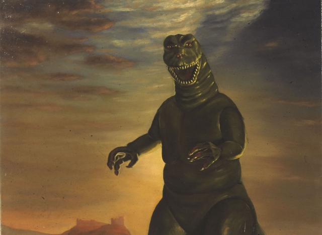 Godzilla in Peru at Sunset