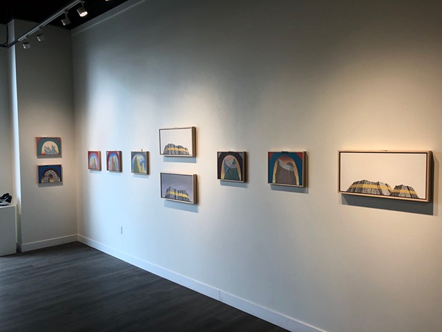 Richard Young and Judy Lombardi at Capitol Contemporary Gallery, Boise, Idaho 2020