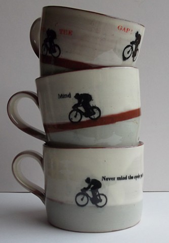 Cambridge bike mugs