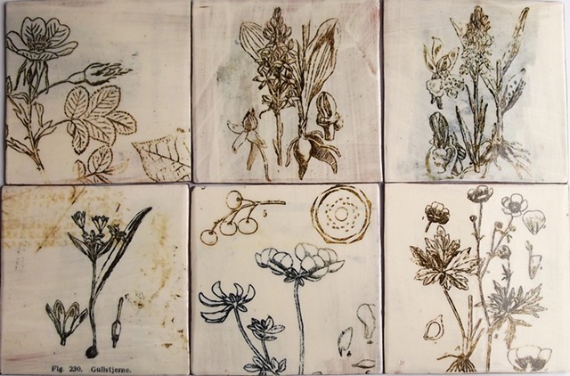 Botanical tiles