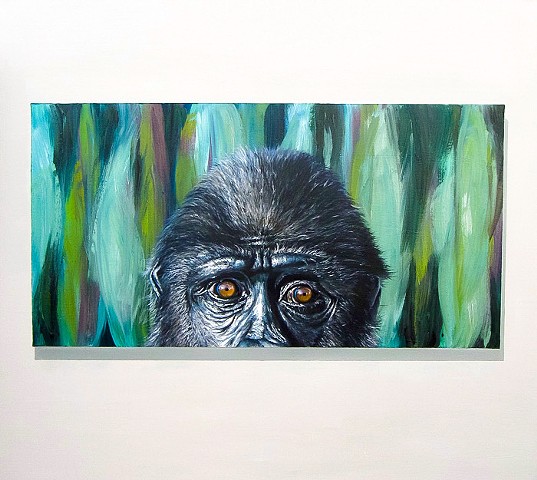 Chimpanzee Painting