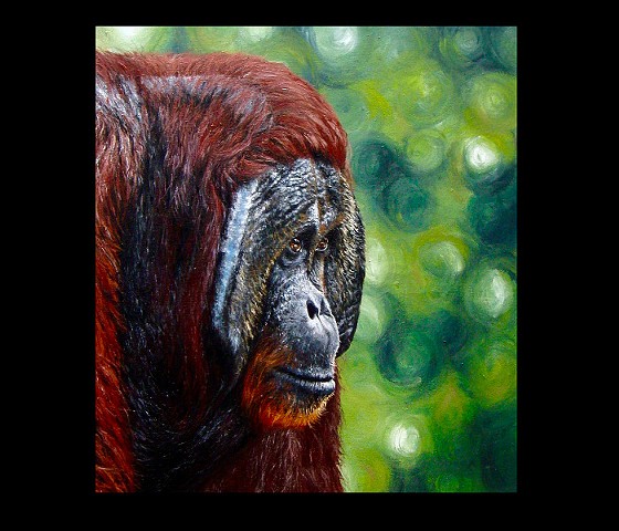 Orangutan Painting