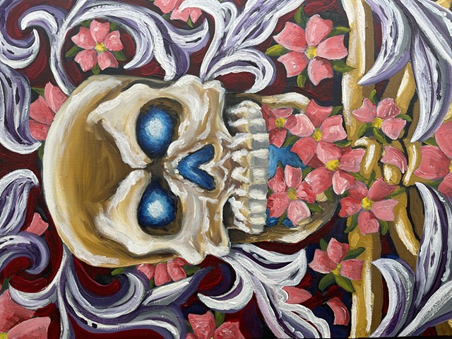 Skull filligree