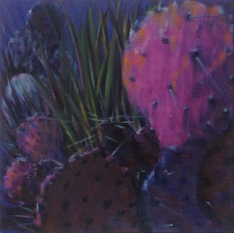 Cactus in Blue