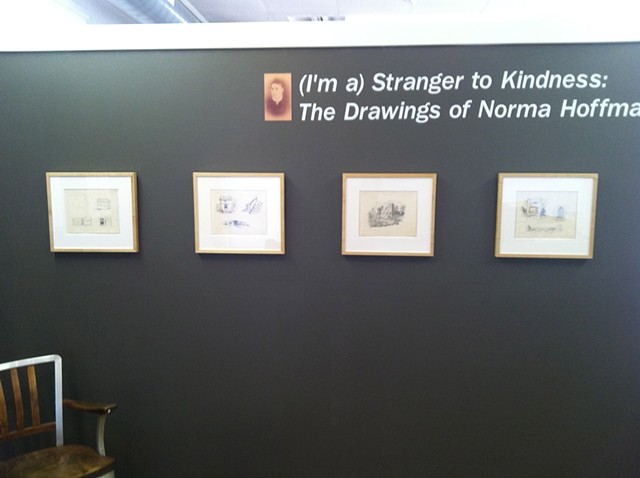 "Norma Hoffman: I'm a Stranger to Kindness" installation shot, ningyo editions