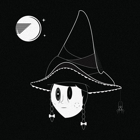 Print Halloween Witch 