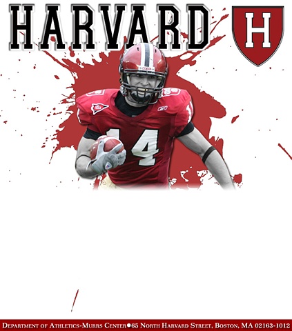 Promotional material done for Harvard Football