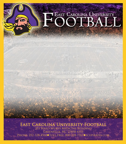 Promotional material done for East Carolina Football