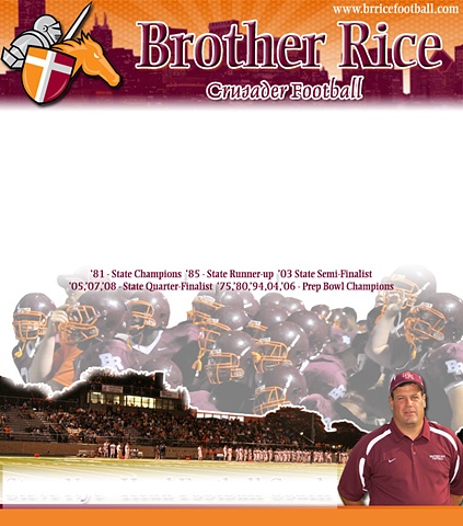 Promotional Material for Brother Rice Football