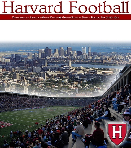 Harvard Football promotion material