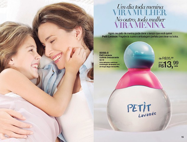 Criação da Campanha de relançamento do perfume Petit para AVON