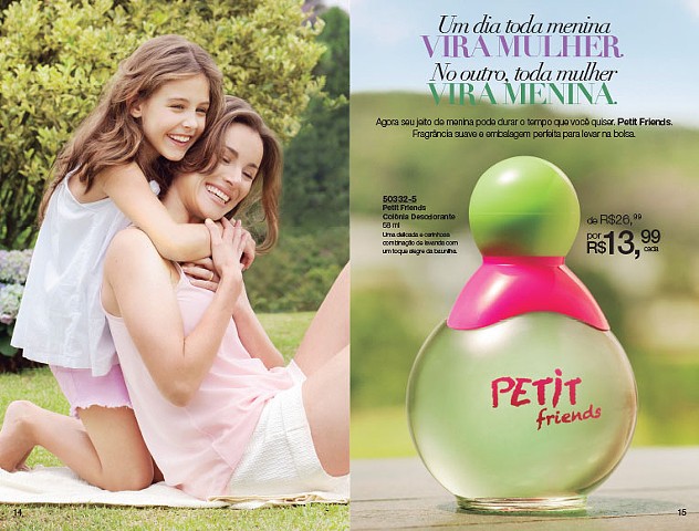 Criação da Campanha de relançamento do perfume Petit para AVON