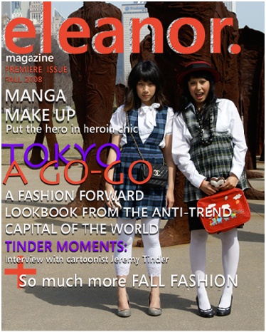 Cover of Fall 2008 issue of Eleanor Magazine