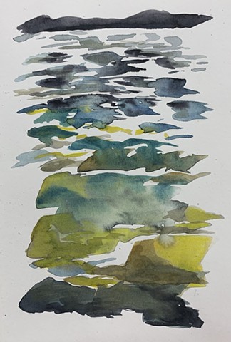 Reflections (Lake George Watercolor Series)