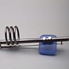 P-01 Bauhaus Pin (Blue Plexi)