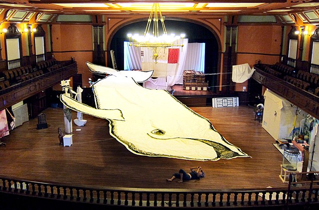 The Right Whale was exhibited at the Provincetown Town Hall - 10 Days of Art festival in Provincetown, MA. Sep 2013.  #provincetownart #rightwhale #provincetownwhale #whaleart #whaleinstallation