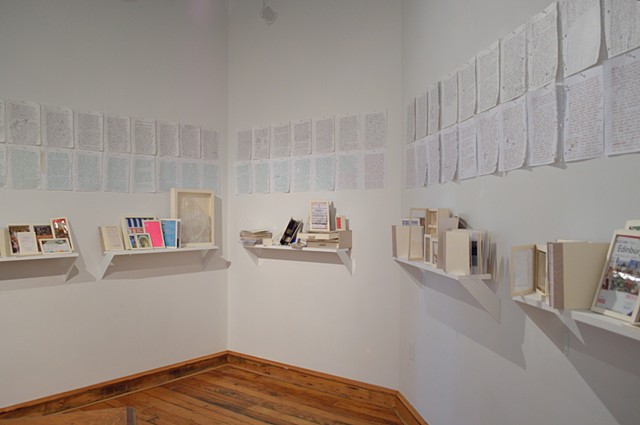 Journal Installation Amy Flaherty Essex Art center