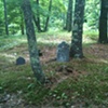 Bach cello suite no 2, played on classical guitar, played for the dead in a cemetery in Madison ME