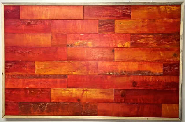 contemporary Abstract Art, rustic, reclaimed wood, 3D, sculpture, mid century modern, jackson pollack, sunset, Ocean, modern, blue, orange, green, copper, turquoise, yellow, orange, contemporary art, abstract, san diego, san diego artist, affordable art, 