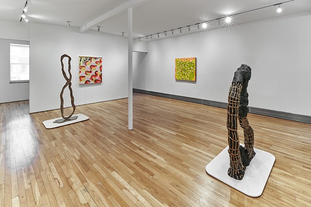 "reach/grasp," installation view