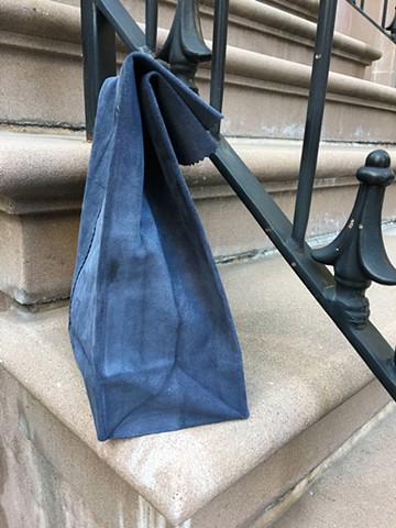 Blue Suede "Paper Bag"