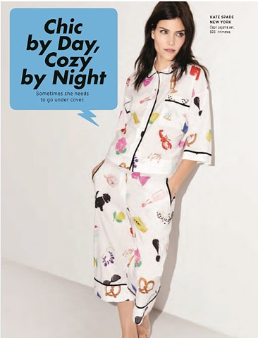 Bloomingdales Advertisement 2016 - kate spade new york pajamas