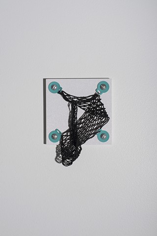 Beaded net, fasteners in art