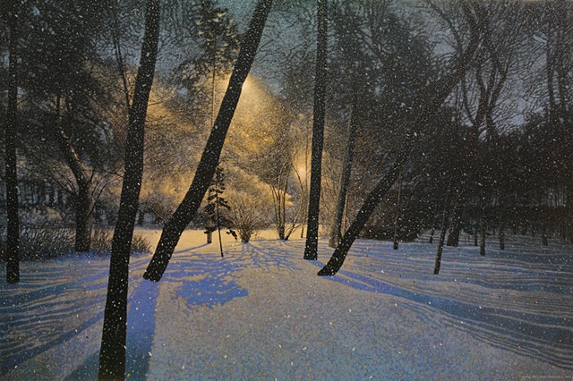 sean william randall artist winter painting