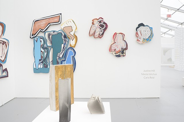 Installation view of Denny Gallery's booth at Untitled Miami Beach.