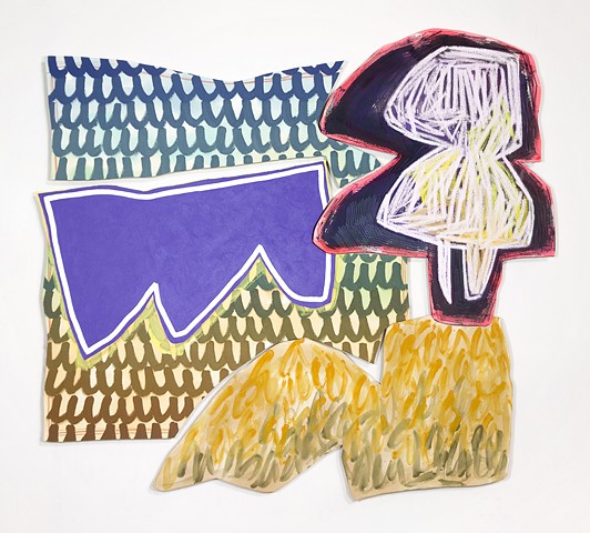 Justine Hill exhibited in NADA New York with Denny Gallery, 2018