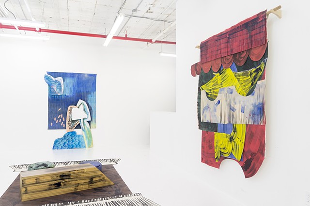 Installation view of "Movers and Shapers" at Victori + Mo Gallery