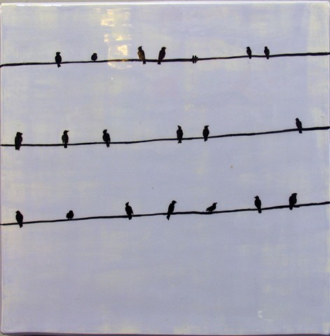 SOLD Gossip - B - birds on a wire
