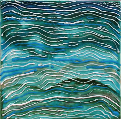 SOLD Water II, 8"x8" tile