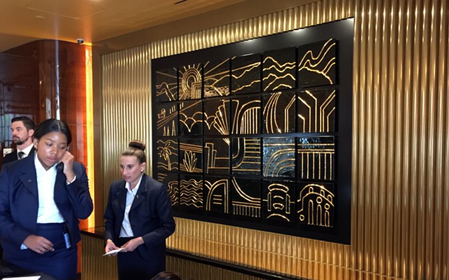 Waldorf Astoria Beverly Hllls Registration desk 3