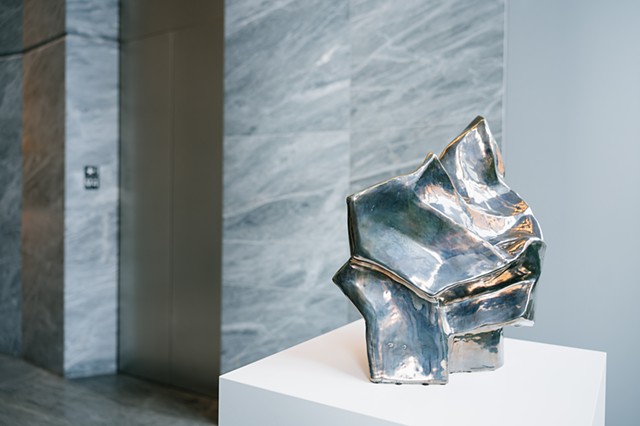 Jason Messinger at 110 N Wacker Drive, Chicago, curated by Turning Art, Summer/Fall 2026 - photo by Alan Luntz