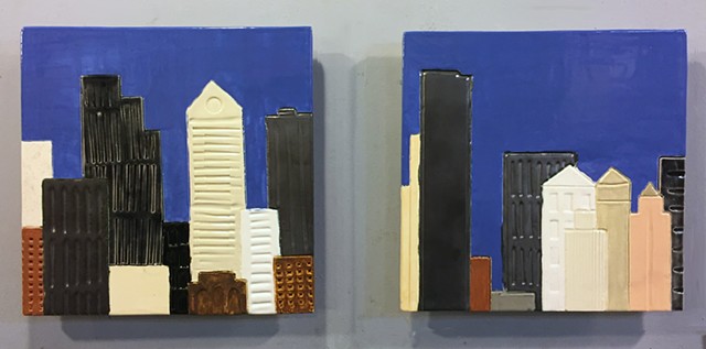 In the City - 2 12x12 tiles