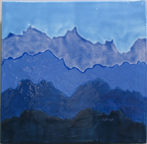 SOLD - Blue Mist Mountains