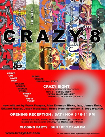 Crazy 8 Art Poster
