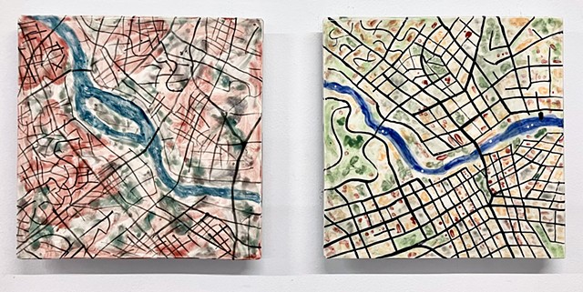 Maps- Two 12x12