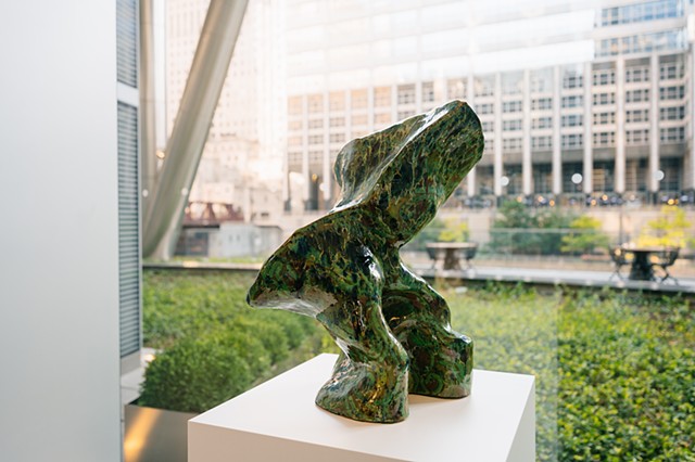 Jason Messinger at 110 N Wacker Drive, Chicago, curated by Turning Art, Summer/Fall 2026 - photo by Alan Luntz