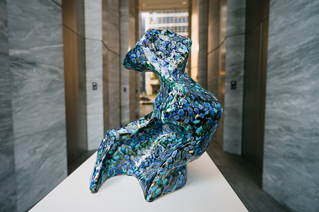Jason Messinger at 110 N Wacker Drive, Chicago, curated by Turning Art, Summer/Fall 2026 - photo by Alan Luntz