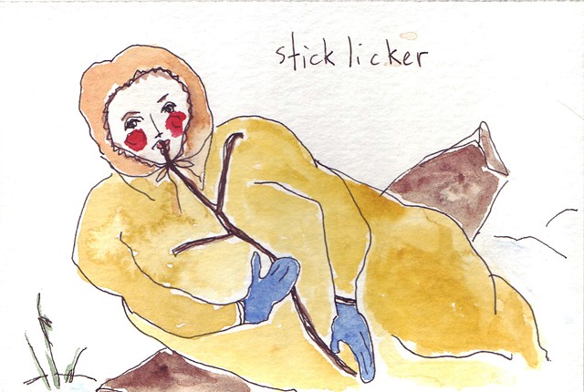 'stick licker'

