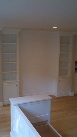 Bookcases, FSC certified material for LEED Project. 