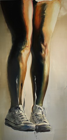 Untitled (hanging legs)