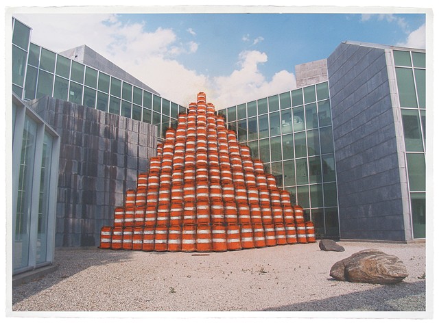 Infrastructure Mashup_12: Road Barrel Oblique Pyramid @ Toledo Museum of Art CVA