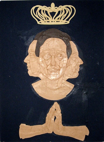 Three Heads with Crown