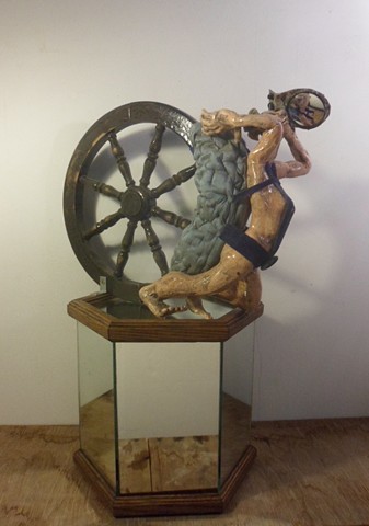 Mixed media sculpture 