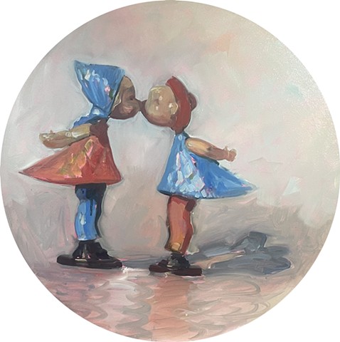 due figure baciandosi