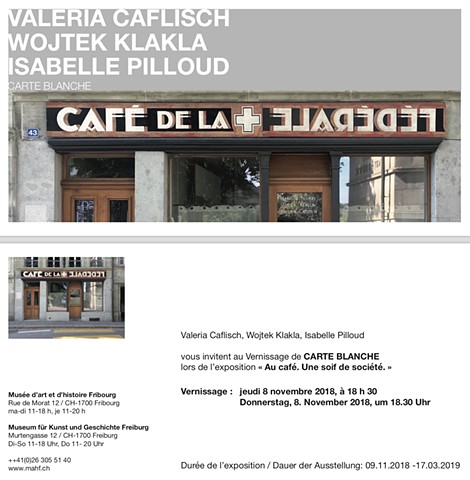 Invitation card Café de la X Fédérale